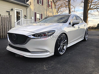 Боковые-сплиттеры (пороги) к-т Mazda 6 / Atenza GJ и GL (2012 - 2023) + УСТАНОВОЧНЫЙ КОМПЛЕКТ