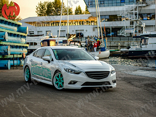 Капот с глухими жабрами SkyActivSport на Mazda 6 / Atenza GJ (2012 - н.в.)