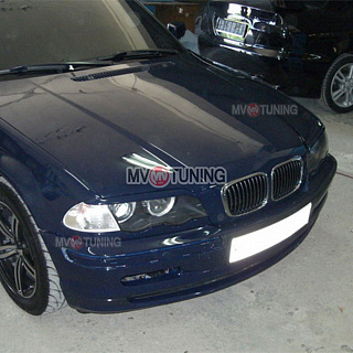 Реснички на фары BMW 3 E46 (1998-2002) + УСТАНОВОЧНЫЙ КОМПЛЕКТ