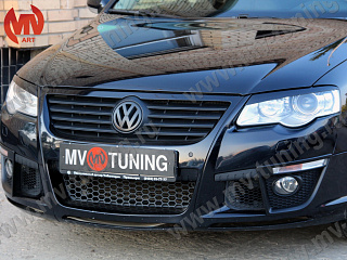 Реснички на фары VW Passat B6 (2005-2010) + УСТАНОВОЧНЫЙ КОМПЛЕКТ