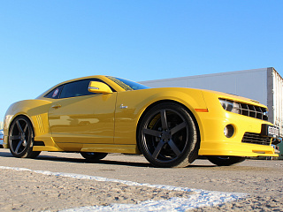 Юбка переднего бампера(цельная) Chevrolet Camaro SS (2009-2012)