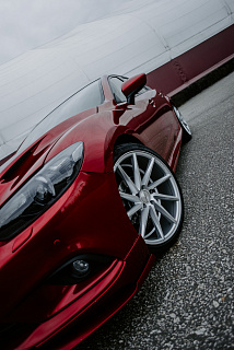 Сплиттер var №2 под клыки переднего бампера под клыки Lite Style Mazda 6 GJ / Atenza GJ (2012 - 2018)