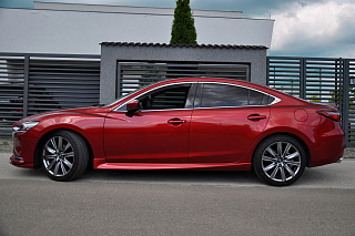 Сплиттер передний под стандартный бампер Mazda 6 GJ / Atenza GJ (2019 - 2023) ОЗНАКОМЬТЕСЬ С ВИДЕО ПО УСТАНОВКЕ!
