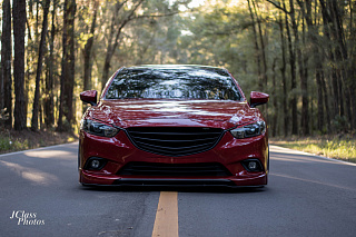 Комплект обвеса SkyActiv для Mazda 6 / Atenza GJ (2012 - 2018) Клыки пер + зад, пороги, сплиттер