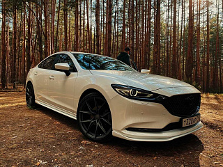 Сплиттер передний под стандартный бампер Mazda 6 GJ / Atenza GJ (2019 - 2023) ОЗНАКОМЬТЕСЬ С ВИДЕО ПО УСТАНОВКЕ!
