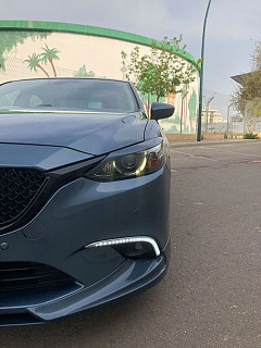 Клыки переднего бампера var №3 Mazda 6 (рестайлинг) / Atenza GJ (2015 - 2018)