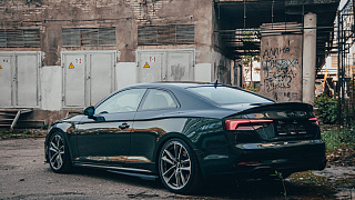 Спойлер-Лип Audi A5 (кузов F5) (2016-2020) + УСТАНОВОЧНЫЙ КОМПЛЕКТ