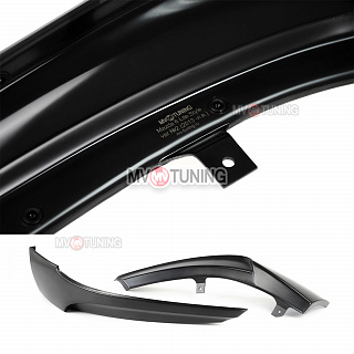 Комплект обвеса Lite Style для Mazda 6 / Atenza GJ (2012 - 2018), Клыки пер + зад, пороги, сплиттер