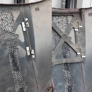 Универсальные Т-образные крепления (30 х 40мм ) для пластиковых и металлических сеток + двухсторонний скотч