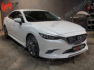 Реснички на фары Mazda 6 / Atenza GJ (2015 - 2018) + УСТАНОВОЧНЫЙ КОМПЛЕКТ