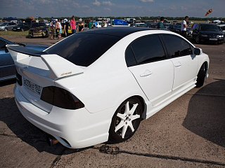 Спойлер высокий (составной) "Mugen Style" Honda Civic 4D (2006-2012)